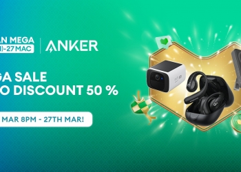 PROMO: Anker beri diskaun sampai 50% dalam Jualan Mega Lazada selama 3-hari
