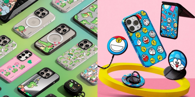 Sarung telefon Doraemon dan Buddy Gator? Dapatkannya di Casetify, ada juga sarung tablet dan fon putik