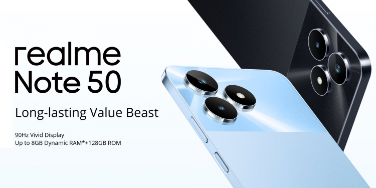 Realme Note 50, telefon sangat murah akan tiba ke Malaysia