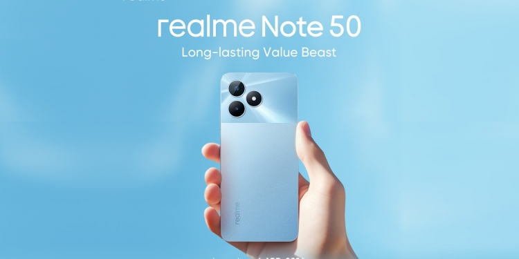 Realme Note 50, telefon sangat murah akan tiba ke Malaysia