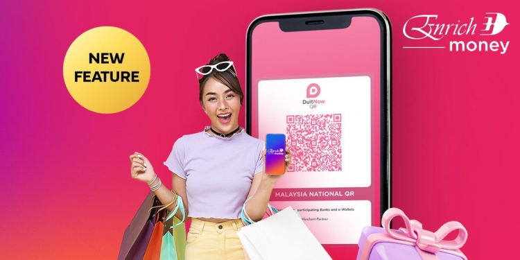 EnrichMoney kini sokong DuitNow QR, tawar pulangan tunai sehingga RM888