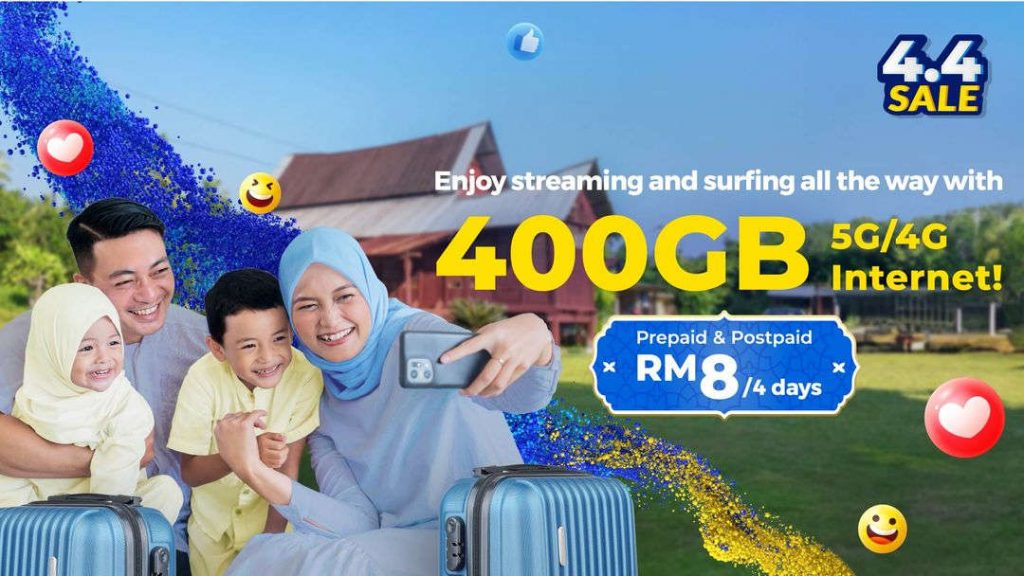 Promosi 4.4 400GB 5G/4G