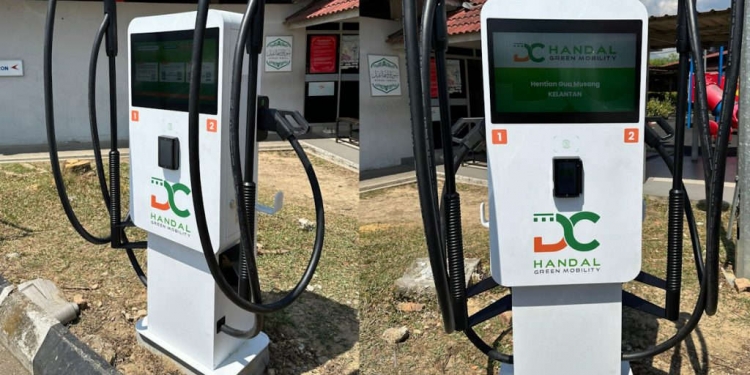 Pengecas DC Handal 47kW Gua Musang