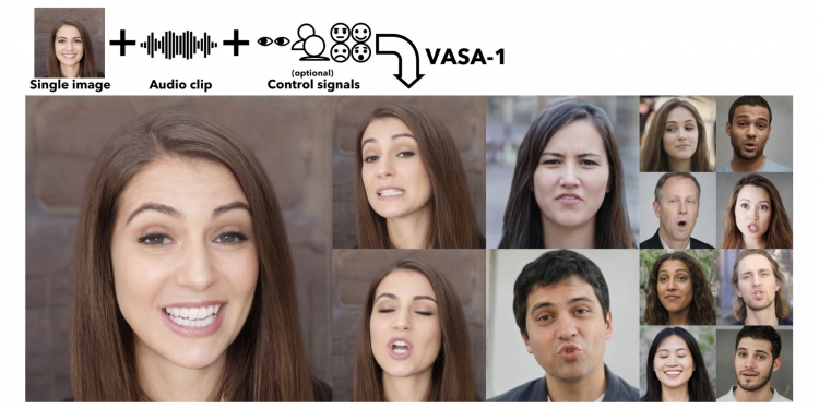 240422 Microsoft VASA-1 Animasi Bercakap