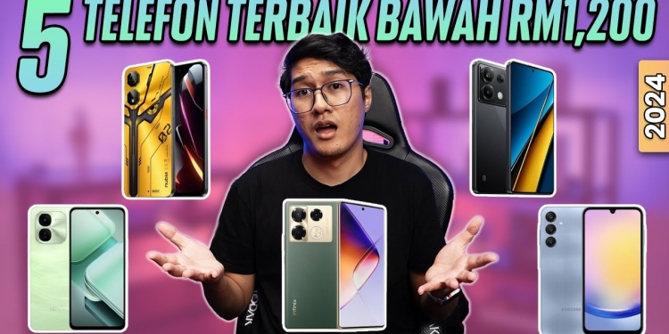 5 Terbaik: Telefon bawah RM1,200 paling berbaloi, ada kalis air dan pengecasan wayarles (2024)