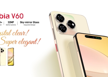 Nubia V60, telefon murah baru dari ZTE dengan NFC dan mirip iPhone 15 Pro Max