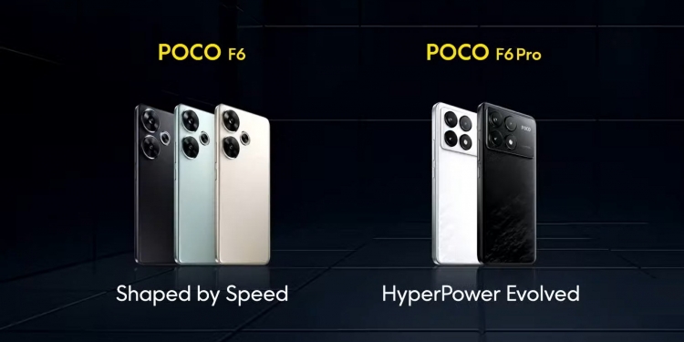 Poco F6 & Poco F6 Pro dilancar dengan prestasi sangat tinggi, storan hingga 1TB