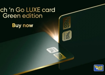 Kad Touch n Go Luxe kembali, kini berwarna hijau keemasan dan harga tidak berubah