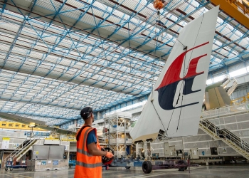 Malaysia Airlines A330neo di Toulouse, Perancis