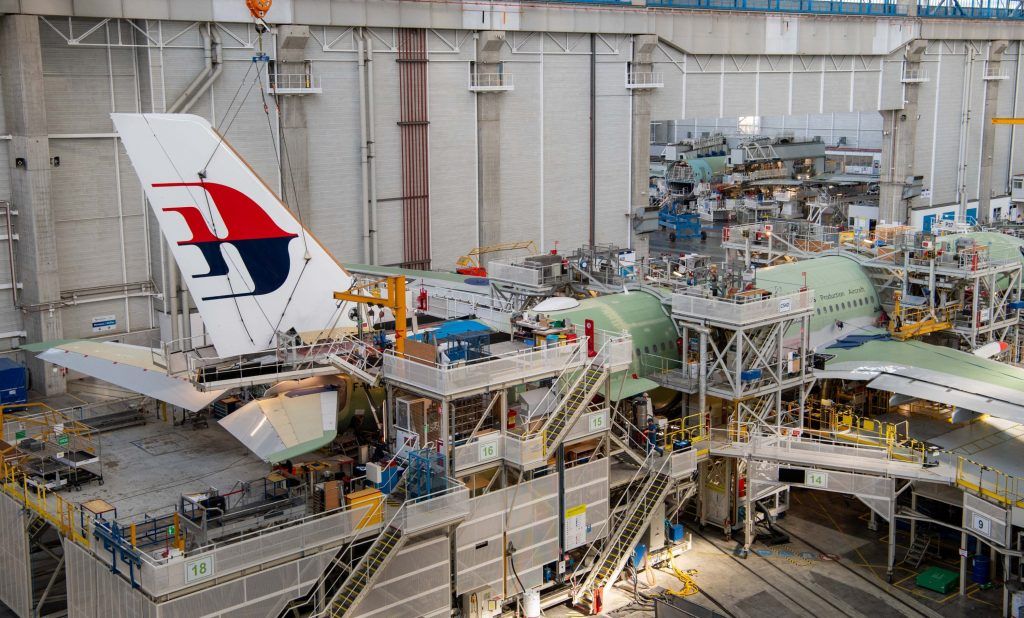 Malaysia Airlines A330neo di Toulouse, Perancis