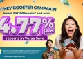 Terima ganjaran tambahan apabila melabur ke dalam kempen Versa Money Booster