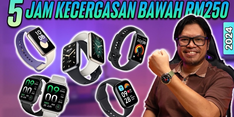 5 Terbaik: Jam kecergasan murah bawah RM250, ada skrin AMOLED dan kalis air (2024)