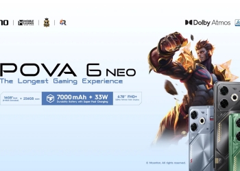 Tecno Pova 6 Neo guna cip Helio G99 Ultimate dan bateri 7,000mAh, terbesar dijual di Malaysia