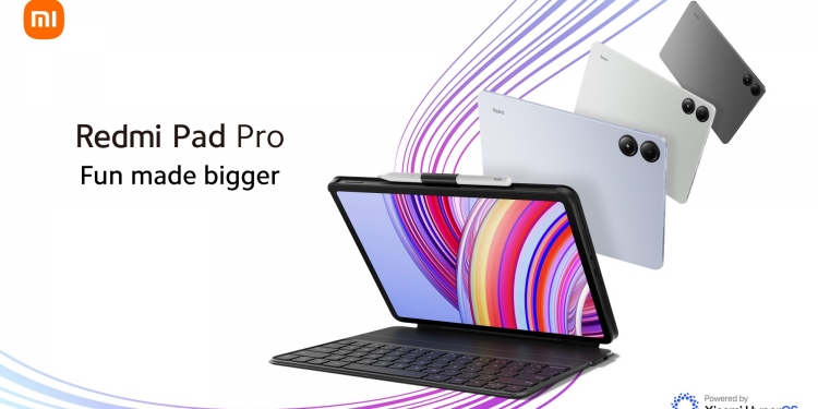 Redmi Pad Pro tablet berkuasa tinggi, sokong pen stylus dan papan kekunci untuk kerja dan produktiviti