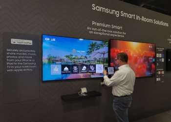 Samsung umum TV hotel mereka kini sokong Apple AirPlay