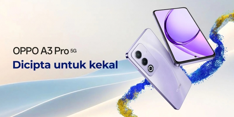 Oppo A3 Pro, telefon murah dengan Badan Kalis-Rosak 360° hanya RM199 di CelcomDigi