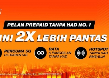 Prabayar tanpa had U Mobile kini 2x lebih laju, FUP lebih banyak, kelajuan 5G Ultra-pantas hujung minggu