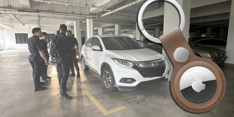 Apple AirTag bantu berjaya dapatkan semula kereta dicuri di Suria KLCC