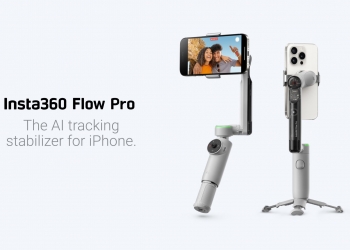 Insta360 Flow Pro, gimbal telefon pertama dunia dengan Apple DockKit