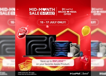 Jualan Switch x Lazada, iPhone 15 diskaun RM1110, iPhone 11 dari RM1530, MacBook Air diskaun RM1850 & banyak lagi
