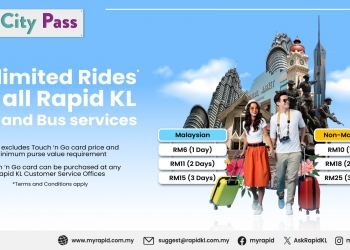 Pas RapidKL MyCity kini ada pilihan 2-hari, promosi Beli 1 Percuma 1 dan pas WORQ
