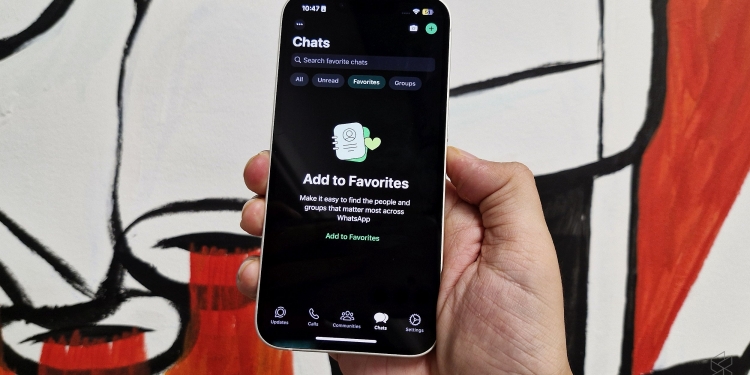 WhatsApp perkenal tab Favorites, lebih mudah cari kenalan & kumpulan kegemaran