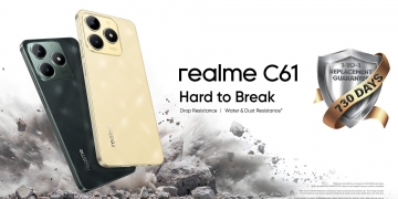 Realme C61 akan dilancar sebagai telefon murah, tahan lasak dan dijamin 2-tahun?