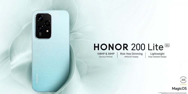 Honor 200 Lite dengan storan 512GB, pengganti telefon 5G murah Honor 90 Lite