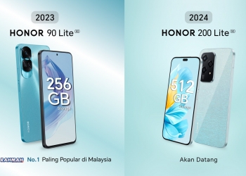 Honor 200 Lite dengan storan 512GB, pengganti telefon 5G murah Honor 90 Lite