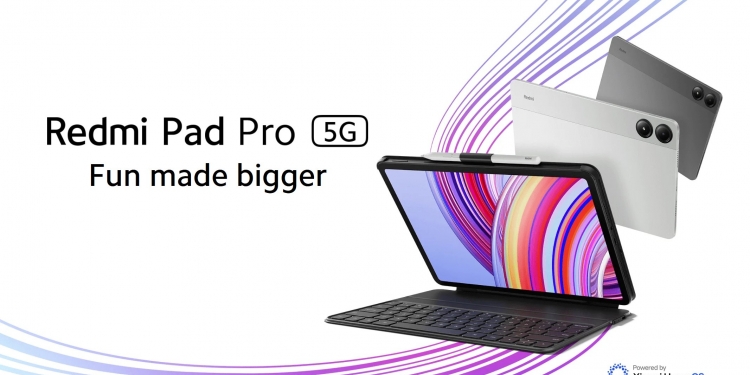 Redmi Pad Pro kini ada 5G, tablet berkuasa tinggi sokong pen stylus dan papan kekunci