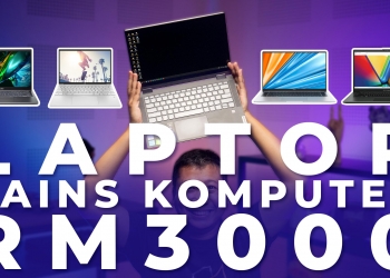 5 Terbaik: Laptop untuk pelajar sains komputer dengan bajet RM3,000