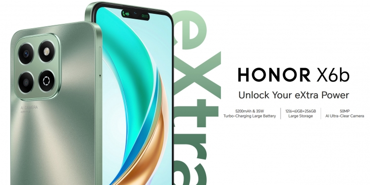 Honor X6b, telefon 256GB yang sangat murah dan ada pengecas turbo