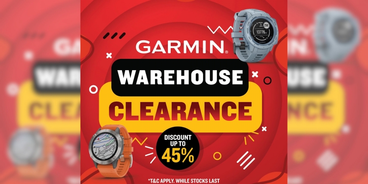Jam Garmin murah dari RM312 dalam Jualan Penghabisan Gudang Aeco Technologies