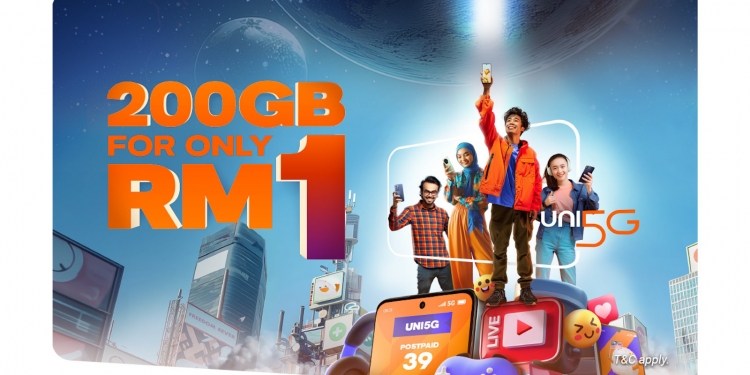 Tambah RM1 dapat 200GB data di Unifi Postpaid