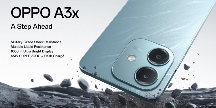 Oppo A3x, telefon murah berkuasa Snapdragon 6s Gen 1 & skrin cerah 1,000 nits