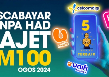 5 terbaik: Pascabayar bajet RM100 dengan Internet atau panggilan suara tanpa had