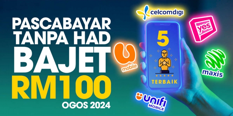 5 terbaik: Pascabayar bajet RM100 dengan Internet atau panggilan suara tanpa had