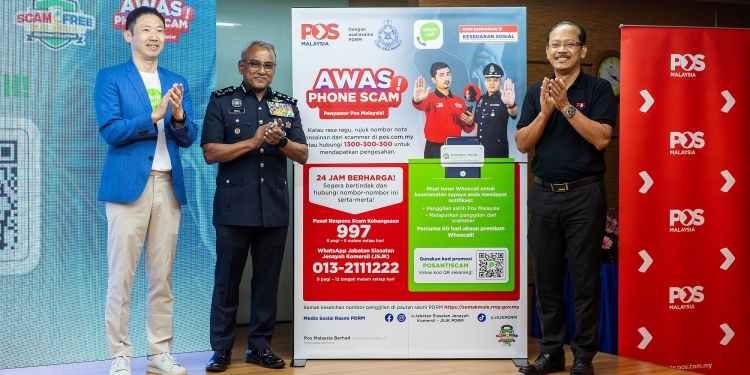 Pos Malaysia materai MoU dengan WhosCall untuk banteras parcel scam