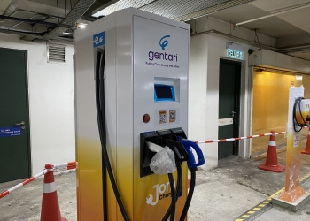 2 pengecas DC 50kW Gentari kini beroperasi di Mid Valley Megamall dan The Gardens Mall