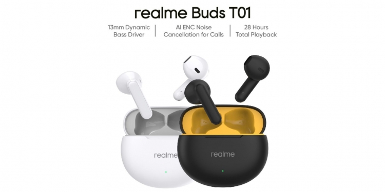 Realme Buds T01 terbaharu promosi harga RM79 dalam waktu terhad