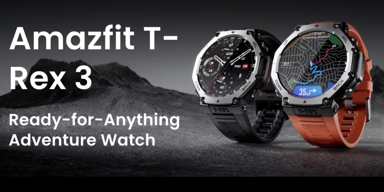 Amazfit T-Rex 3: Skrin lebih besar 1.5-inci dan kini dilengkapi pembantu suara AI