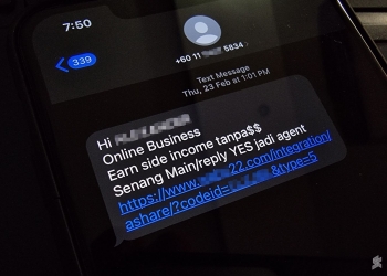 SKMM kuatkuasakan larangan sepenuhnya URL di SMS, boleh lapor jika masih berlaku