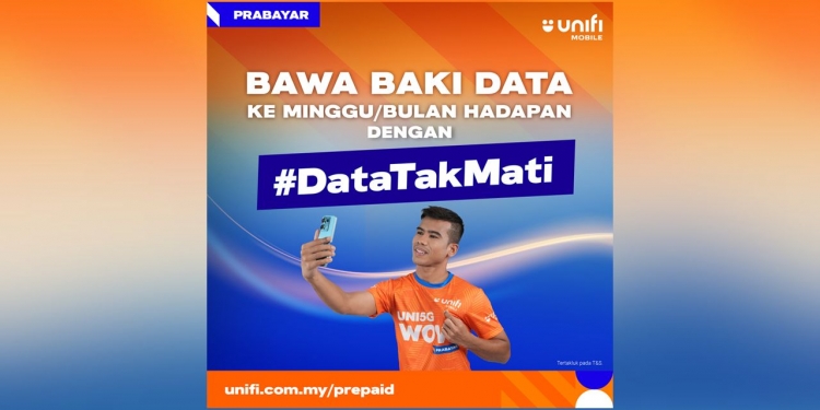 Anda tahu prabayar Uni5G WOW ada fungsi data roll over?