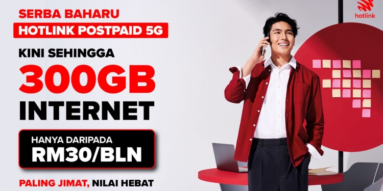 Pascabayar Maxis & Hotlink 2024 dinaik taraf, kuota berganda dan tanpa had