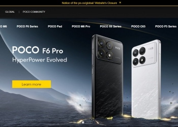 Laman web rasmi Poco global bakal ditutup pada Disember nanti