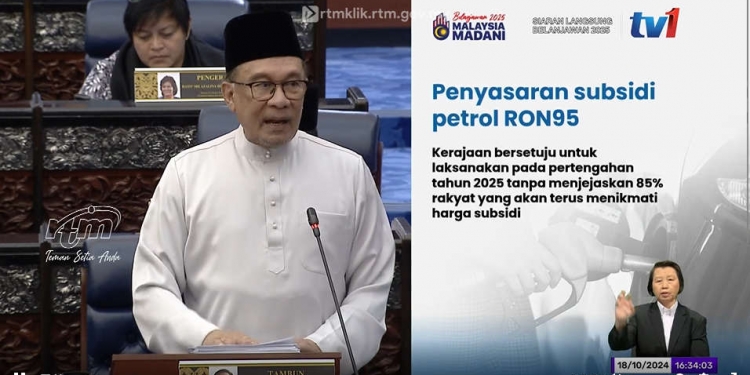 Belanjawan 2025: Subsidi RON95 disasar semula seawal Julai 2025