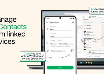 Ciri baru WhatsApp ini benar anda urus contact tanpa telefon