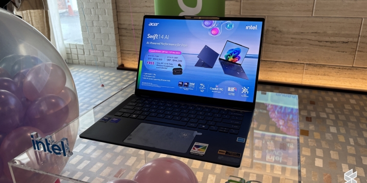 Acer Swift 14 AI berkuasa Intel Core Ultra dilancar, harga bermula RM4,399