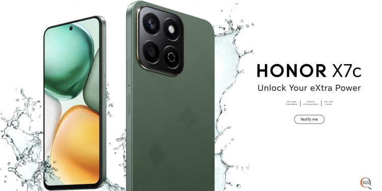 Honor X7c Malaysia: Rekaan lebih teguh, bateri 6,000mAh & skrin 120Hz