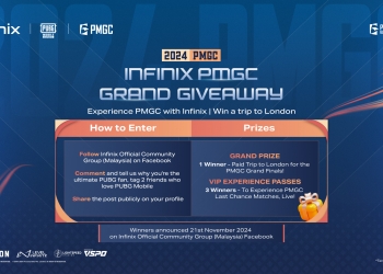 Menangi tiket ke PMGC 2024 di London dengan Infinix, ini cara sertainya